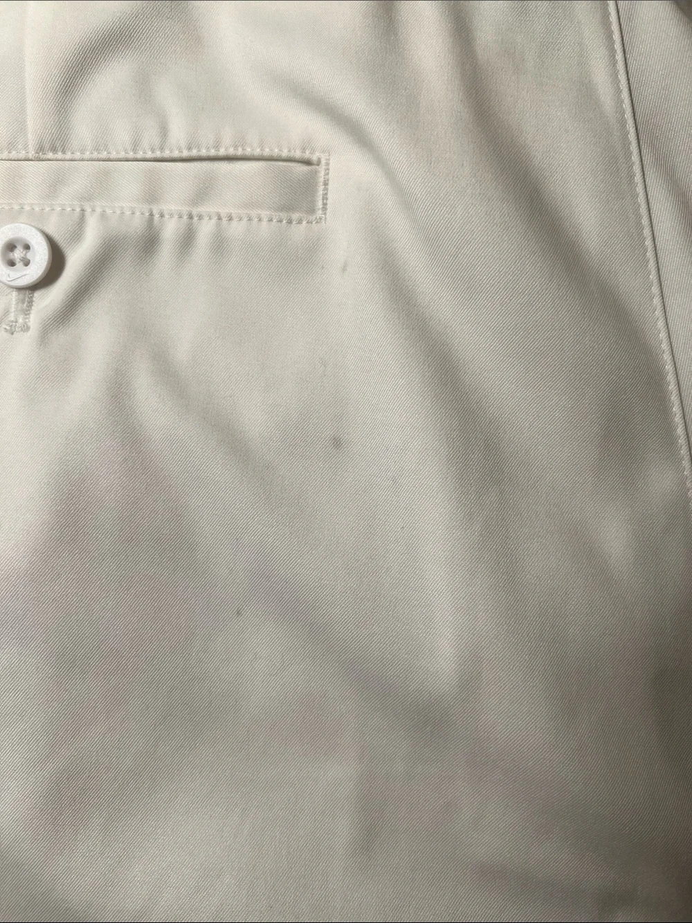 Nike Men's White Athletic Golf Shorts